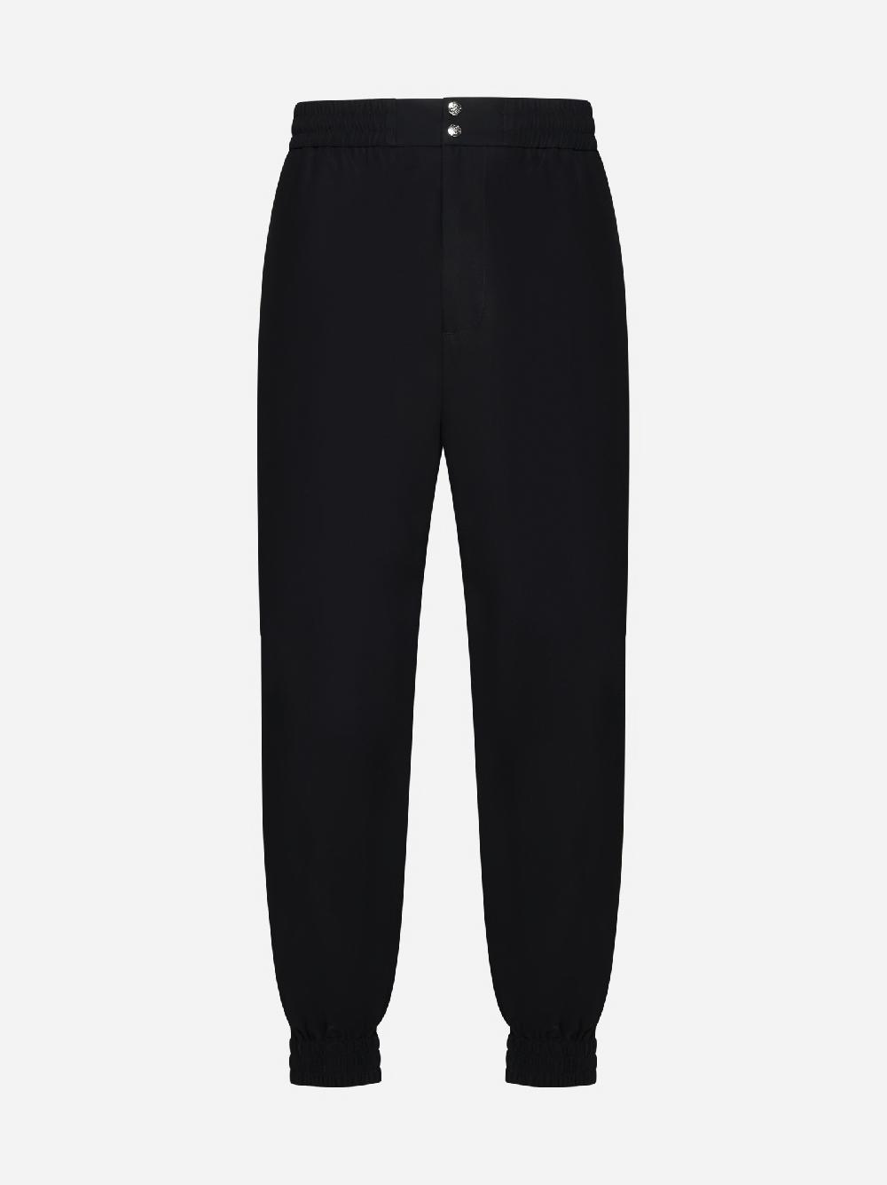 ALEXANDER MCQUEEN Pantaloni in cotone con zip
