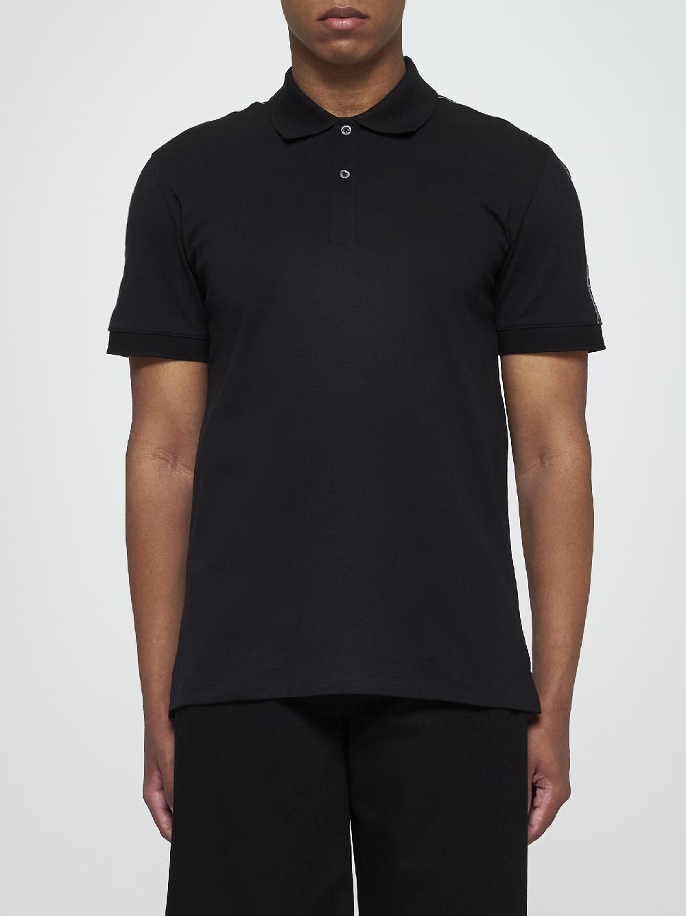 ALEXANDER MCQUEEN Polo In Cotone Con Logo-tape