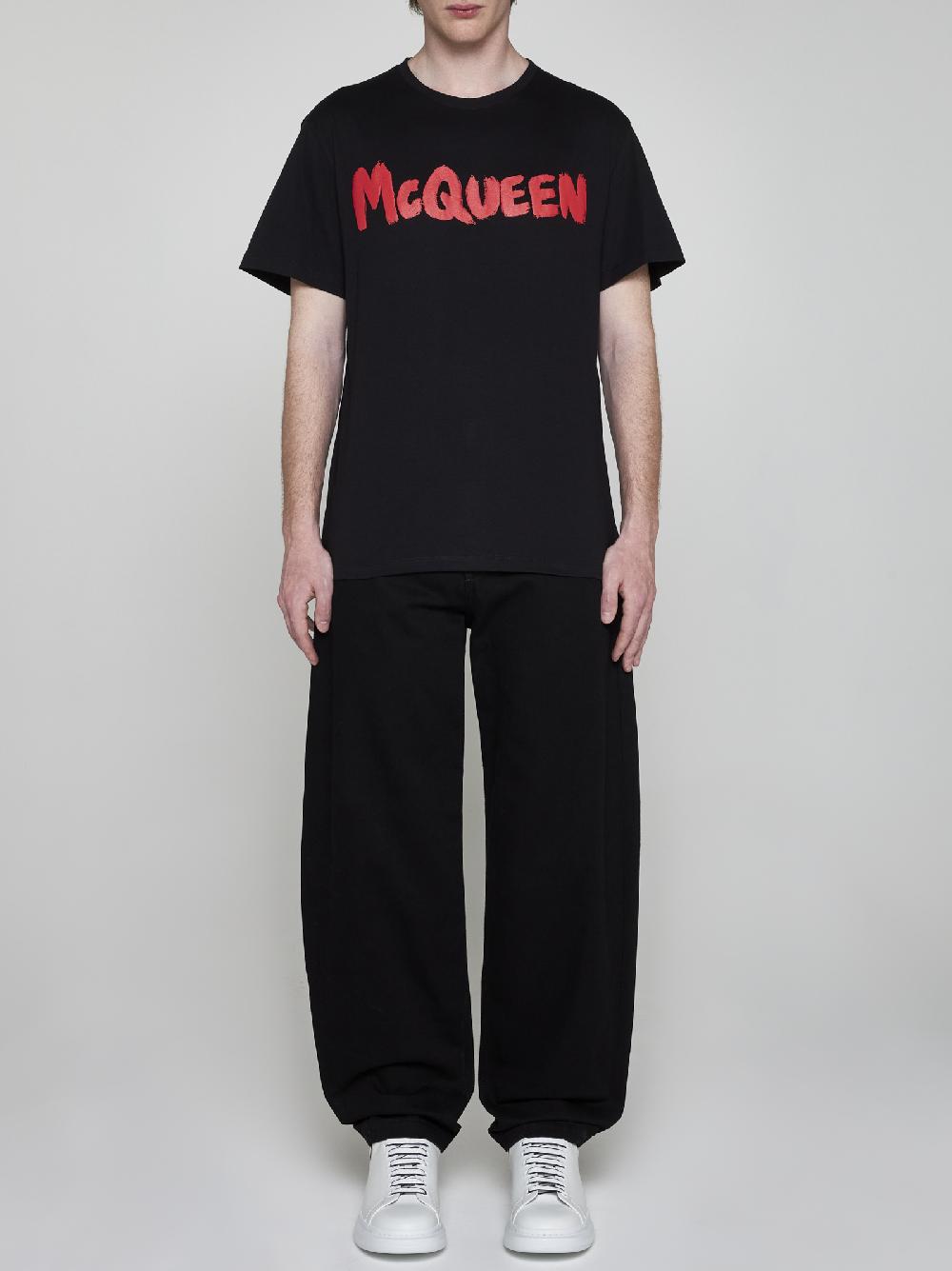 ALEXANDER MCQUEEN T-shirt In Cotone Con Logo