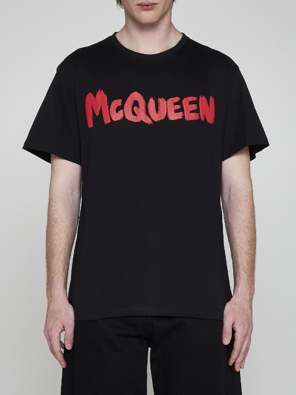 ALEXANDER MCQUEEN T-shirt In Cotone Con Logo