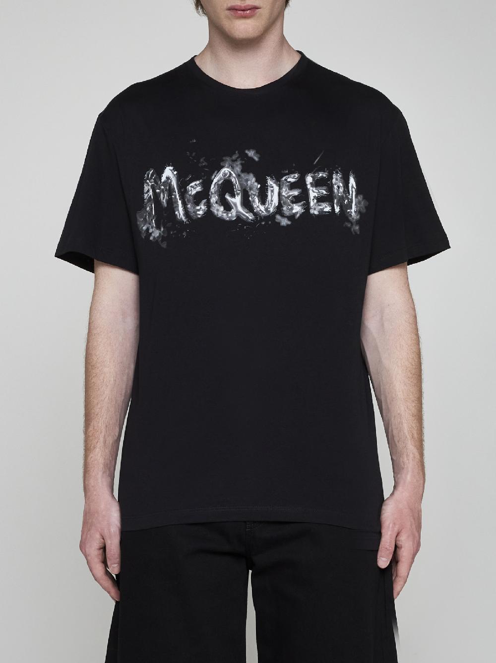 ALEXANDER MCQUEEN T-shirt In Cotone Con Logo