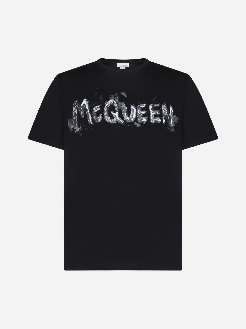 ALEXANDER MCQUEEN T-shirt in cotone con logo