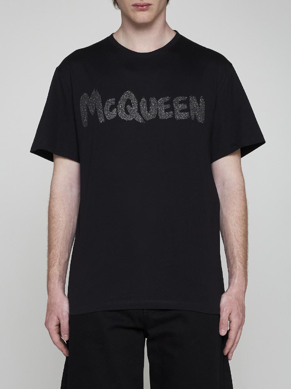 ALEXANDER MCQUEEN T-shirt In Cotone Con Logo