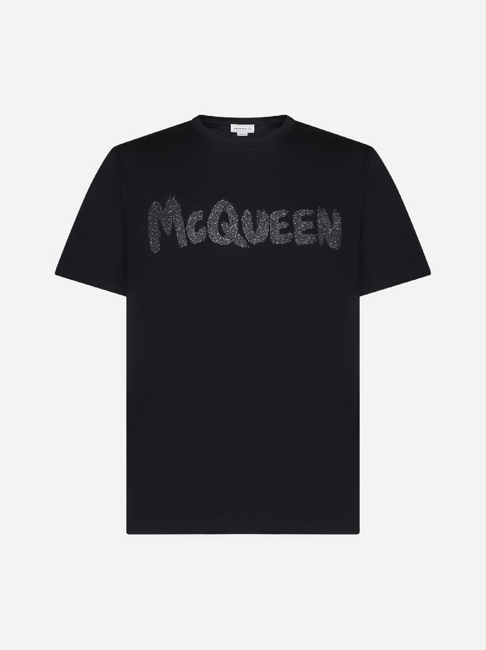 ALEXANDER MCQUEEN T-shirt in cotone con logo