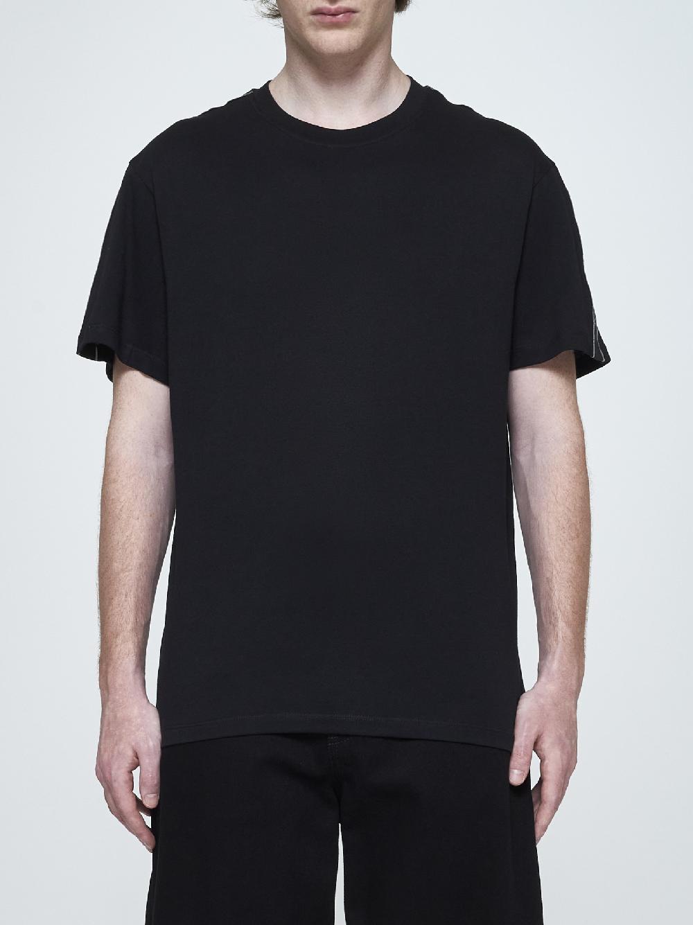 ALEXANDER MCQUEEN T-shirt In Cotone Con Logo-tape
