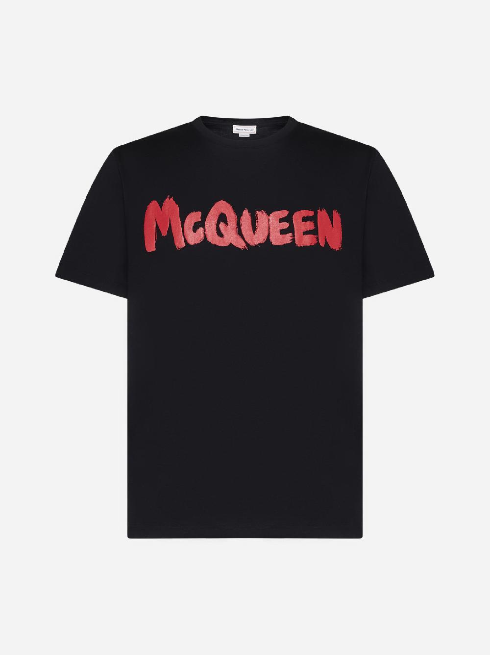 ALEXANDER MCQUEEN T-shirt in cotone con logo