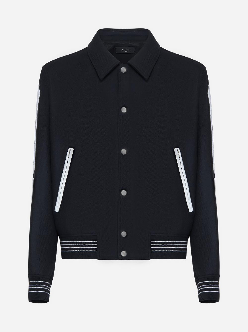 AMIRI Bomber Bones misto lana