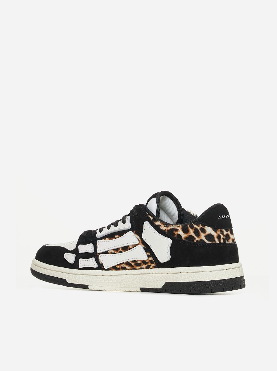 AMIRI Sneakers Skel Leopard Low-top In Pelle