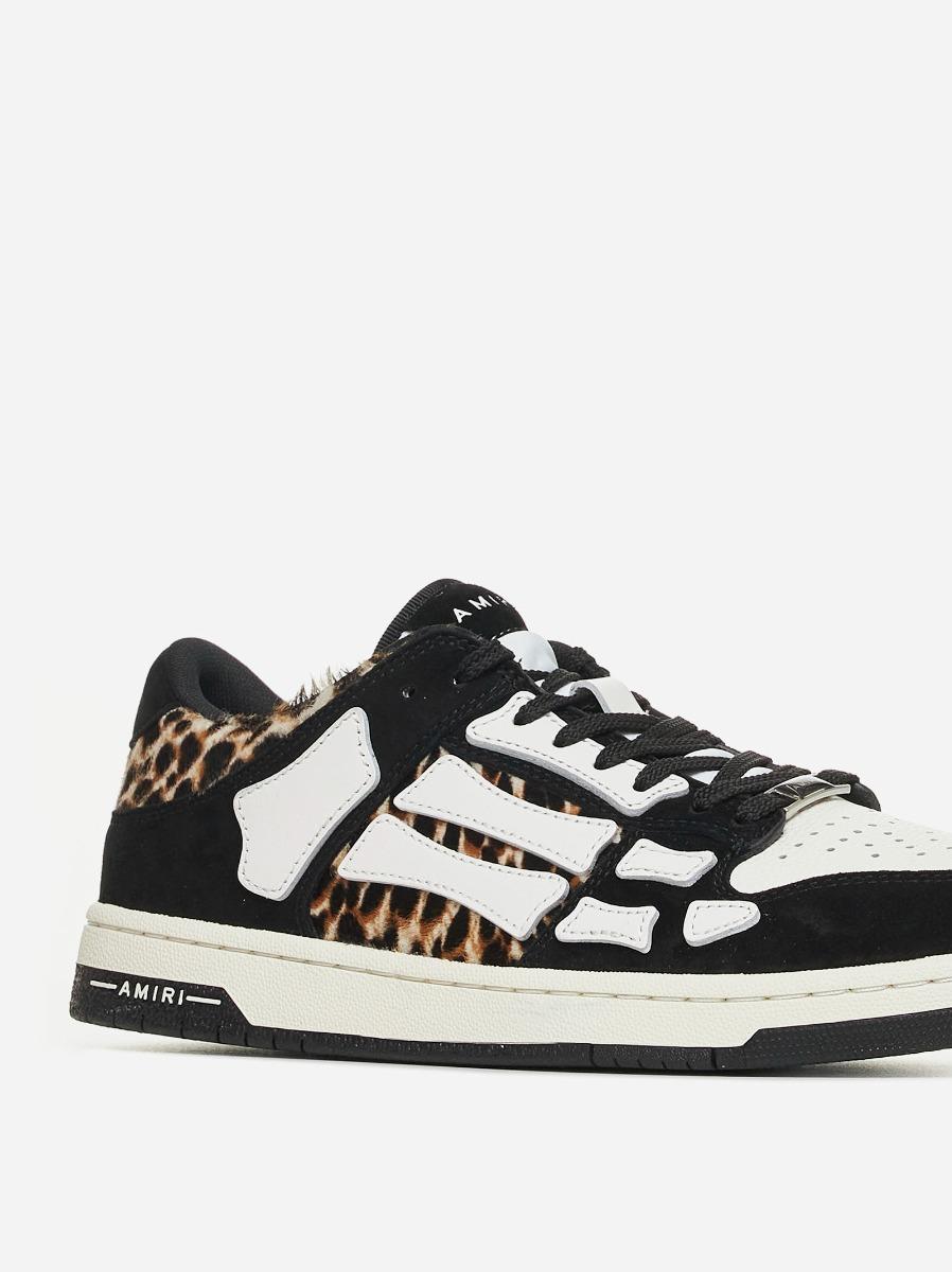 AMIRI Sneakers Skel Leopard Low-top In Pelle