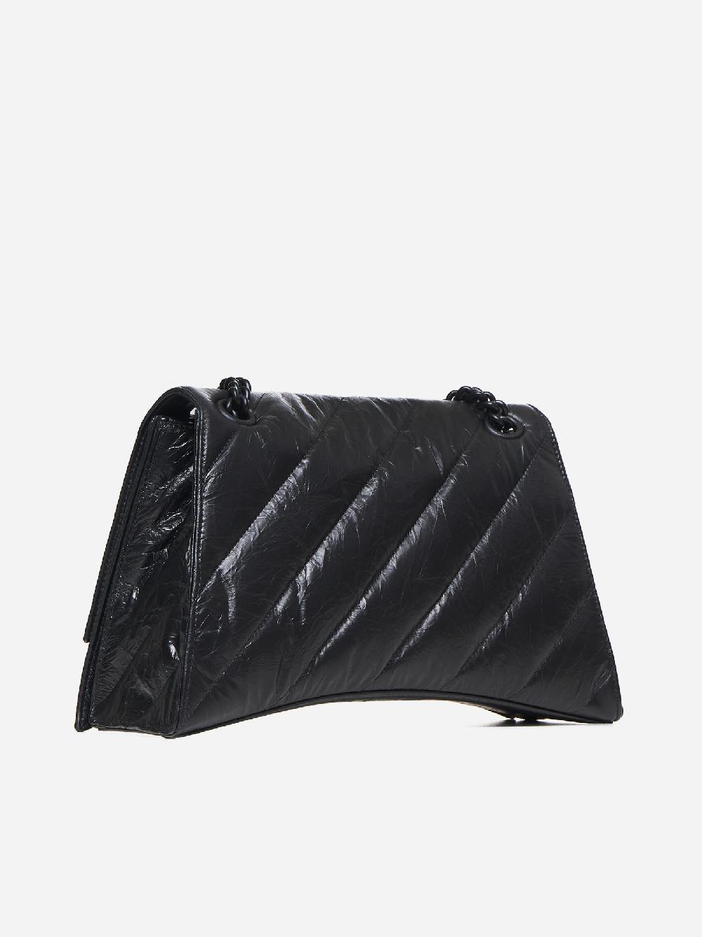 BALENCIAGA Borsa Crush Chain Media In Pelle