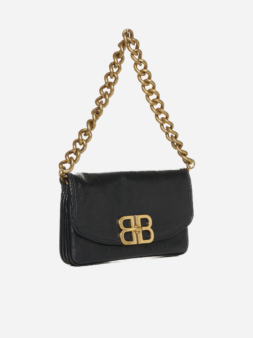 BALENCIAGA Borsa Flap BB Soft Piccola In Pelle