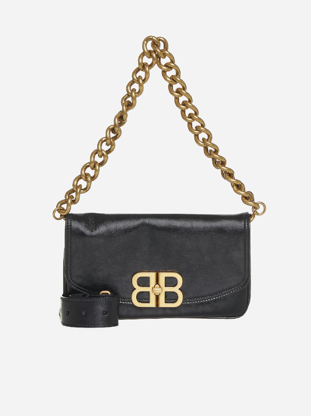 BALENCIAGA Borsa Flap BB Soft piccola in pelle