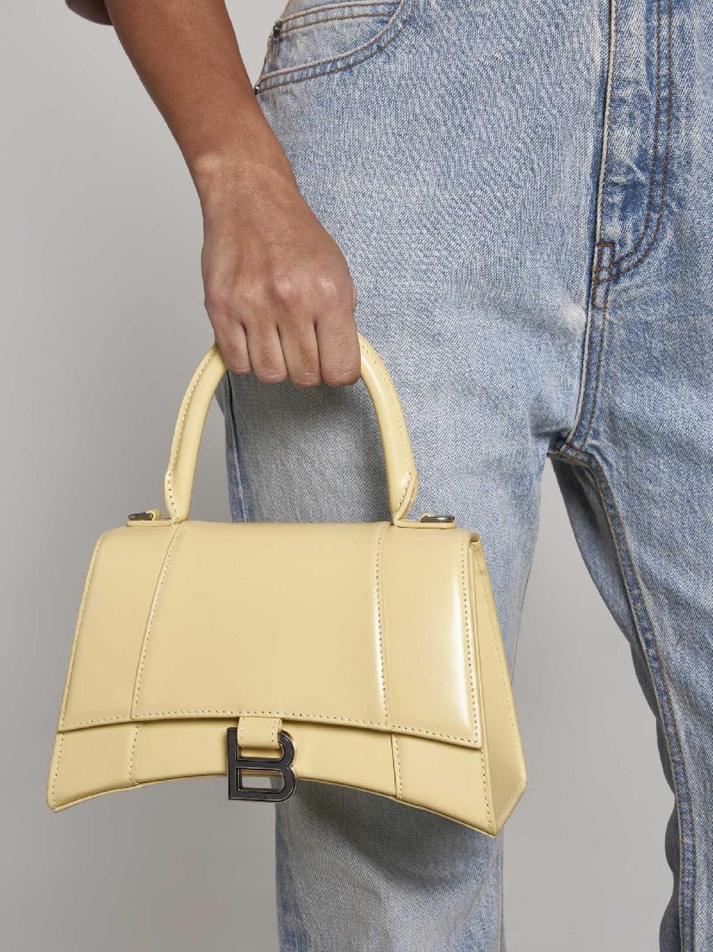 BALENCIAGA Borsa Hourglass Small In Pelle