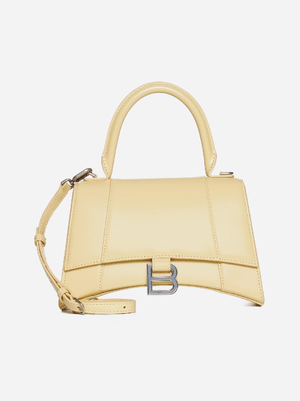 BALENCIAGA Borsa Hourglass Small in pelle
