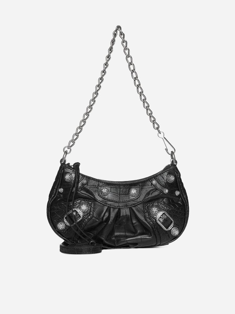 BALENCIAGA Borsa Le Cagole mini in pelle