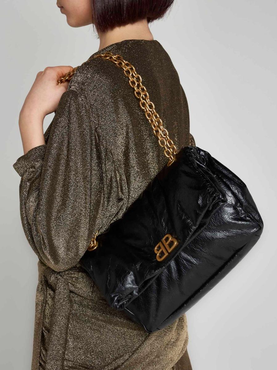 BALENCIAGA Borsa Monaco Piccola In Pelle