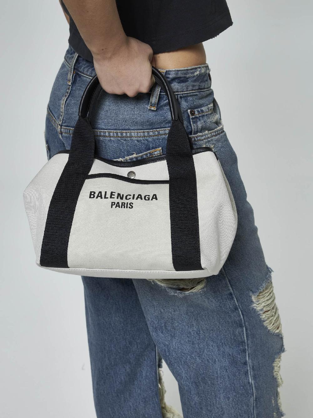 BALENCIAGA Borsa Tote Biarritz Piccola In Tela