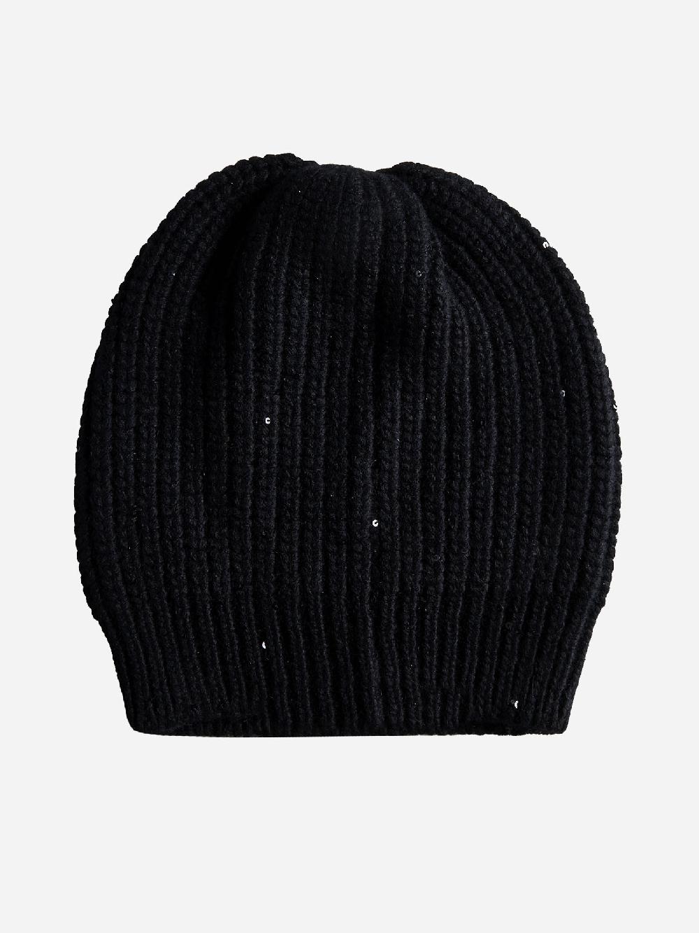 BRUNELLO CUCINELLI Berretto Misto Cashmere Con Paillettes