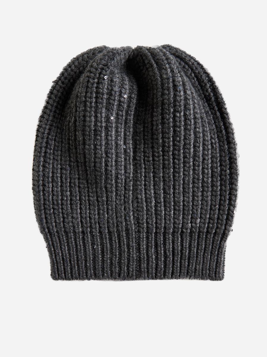 BRUNELLO CUCINELLI Berretto Misto Cashmere Con Paillettes