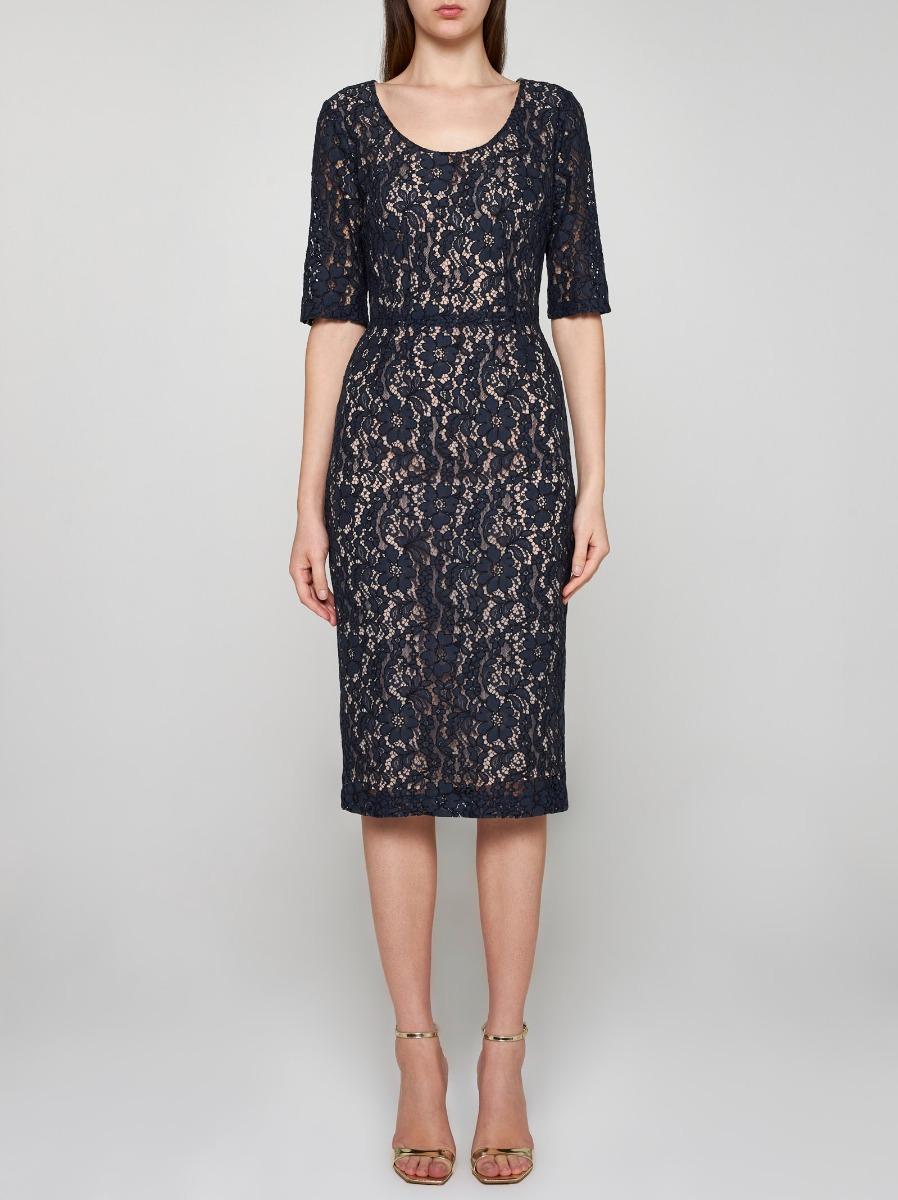 BLANCA VITA Abito A Tubino Alnus In Pizzo