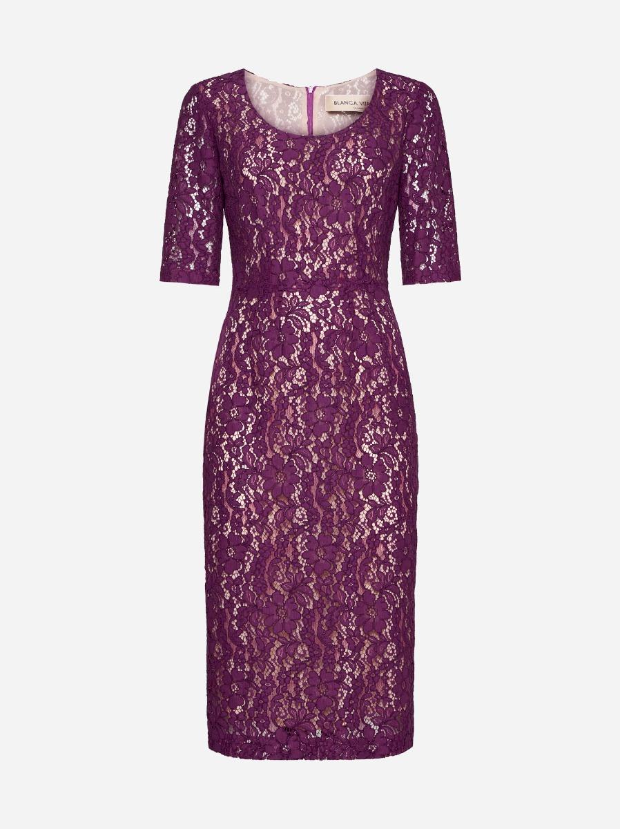 BLANCA VITA Abito a tubino Alnus in pizzo