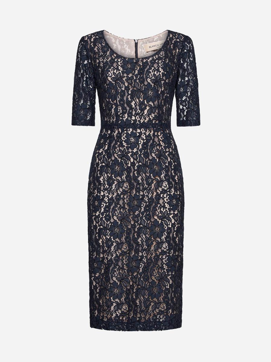 BLANCA VITA Abito a tubino Alnus in pizzo