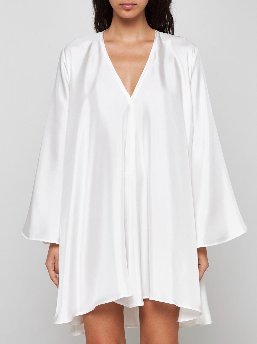 BLANCA VITA Abito Oversize Aeonium In Seta