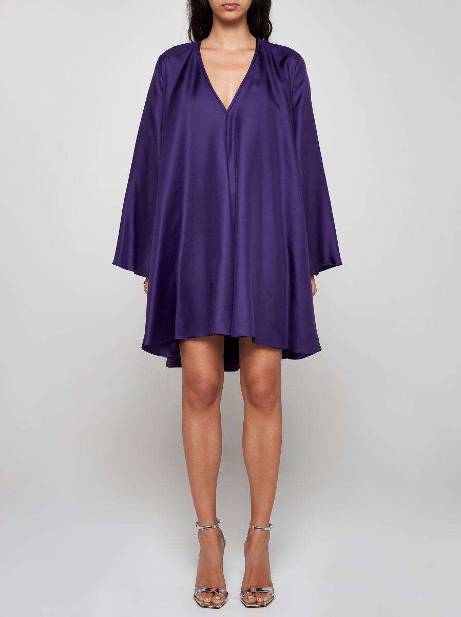 BLANCA VITA Abito Oversize Aeonium In Seta