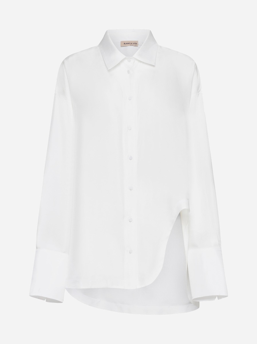 BLANCA VITA Camicia Calanthe in seta