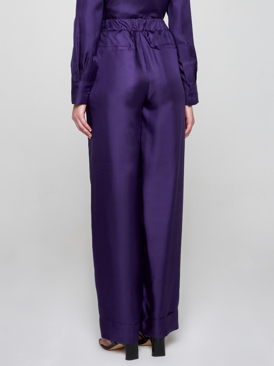 BLANCA VITA Pantaloni Petroy In Seta