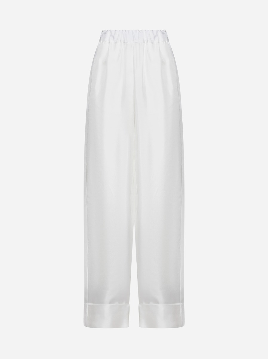 BLANCA VITA Pantaloni Petroy in seta