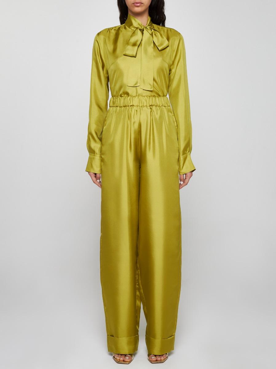 BLANCA VITA Pantaloni Petroy In Seta