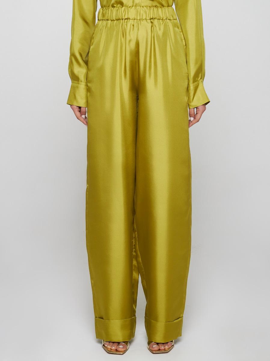 BLANCA VITA Pantaloni Petroy In Seta