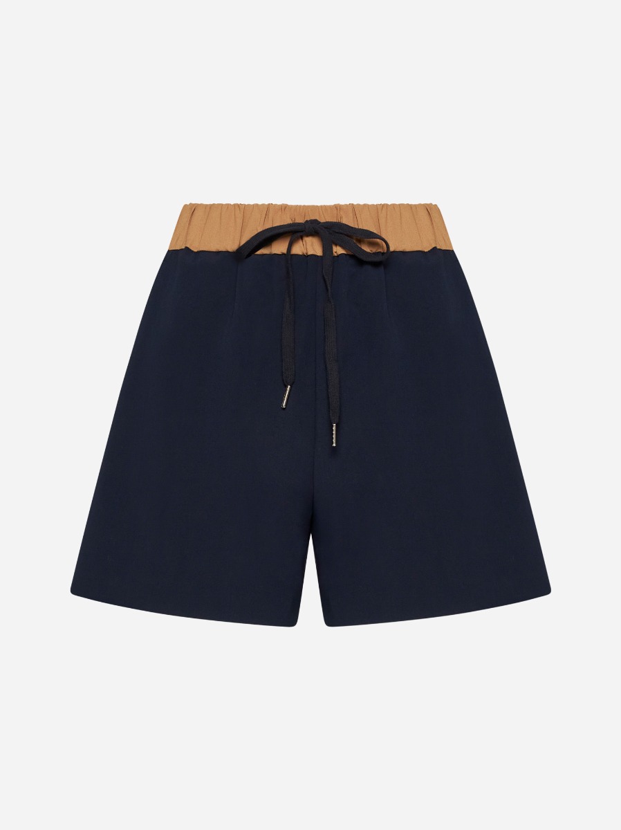 BLANCA VITA Shorts Brassavola in seta