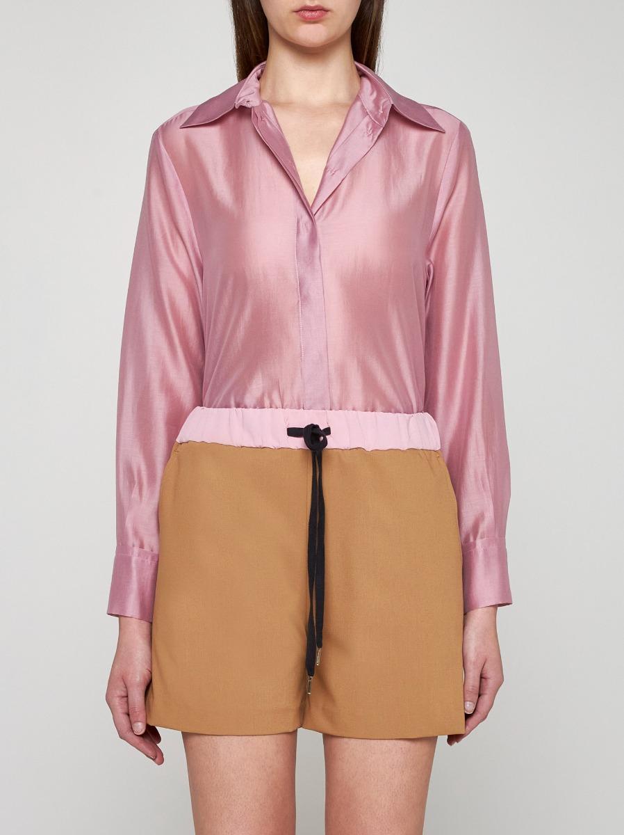 BLANCA VITA Shorts Brassavola In Seta