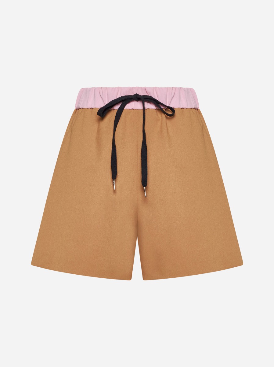 BLANCA VITA Shorts Brassavola in seta