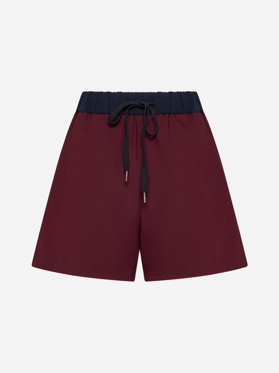 BLANCA VITA Shorts Brassavola in seta