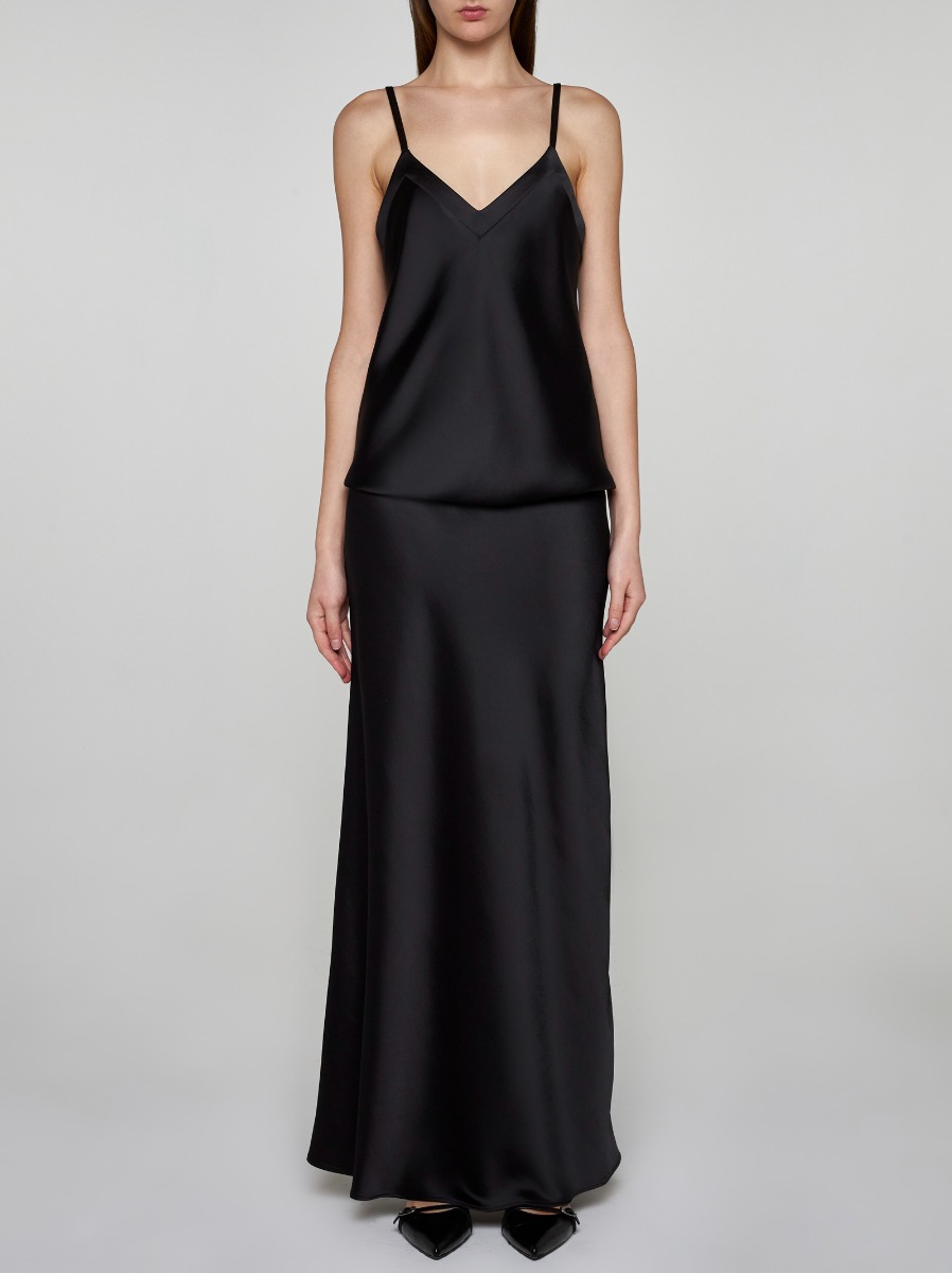 BLANCA VITA Top Trachy In Raso