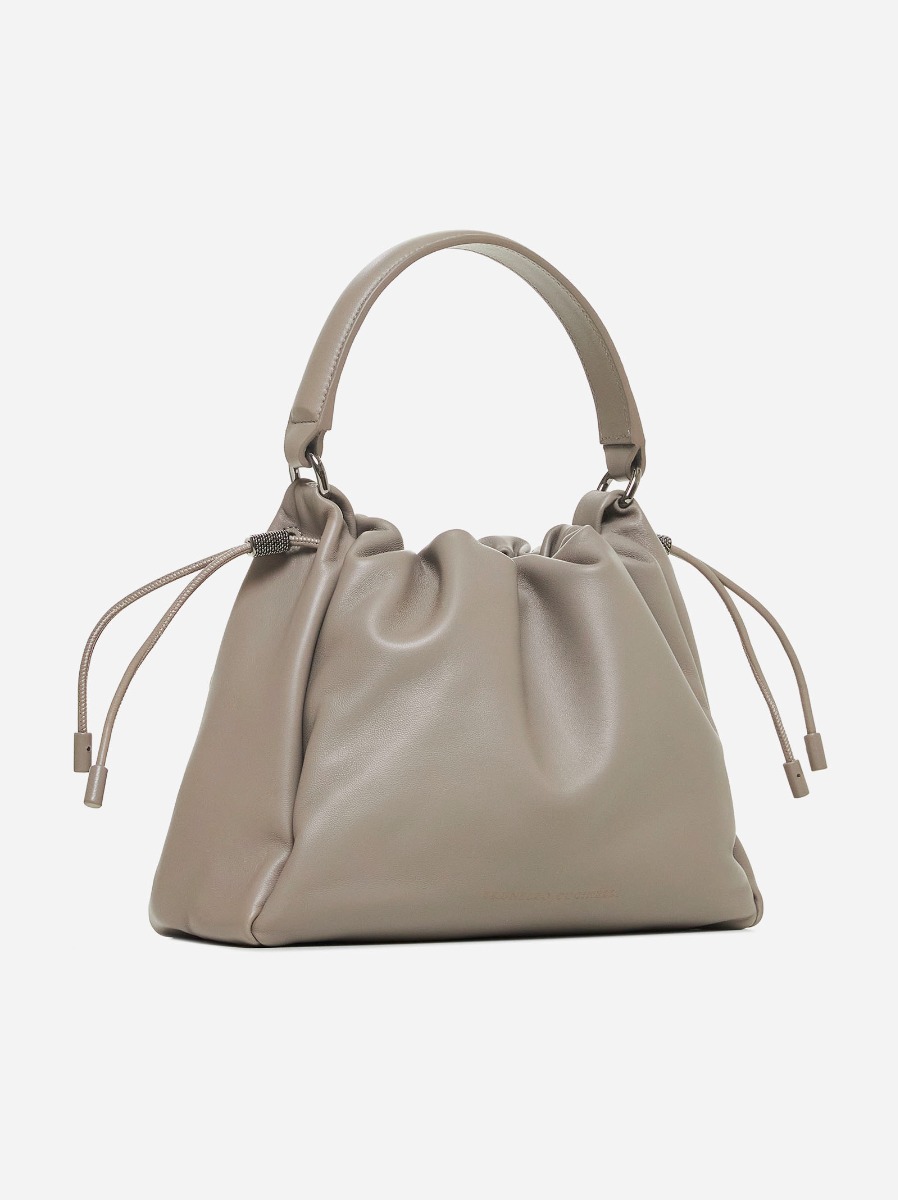 BRUNELLO CUCINELLI Borsa A Secchiello Piccola In Pelle