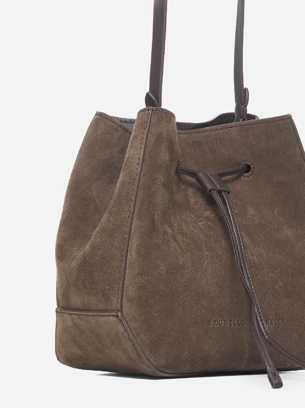 BRUNELLO CUCINELLI Borsa A Secchiello Piccola In Suede