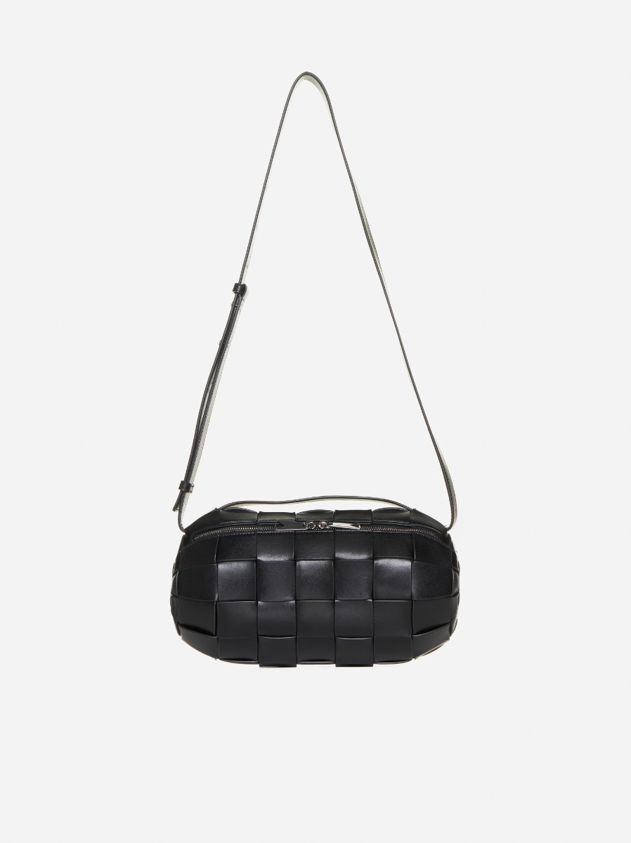 BOTTEGA VENETA Borsa Boombox piccola in pelle Intreccio