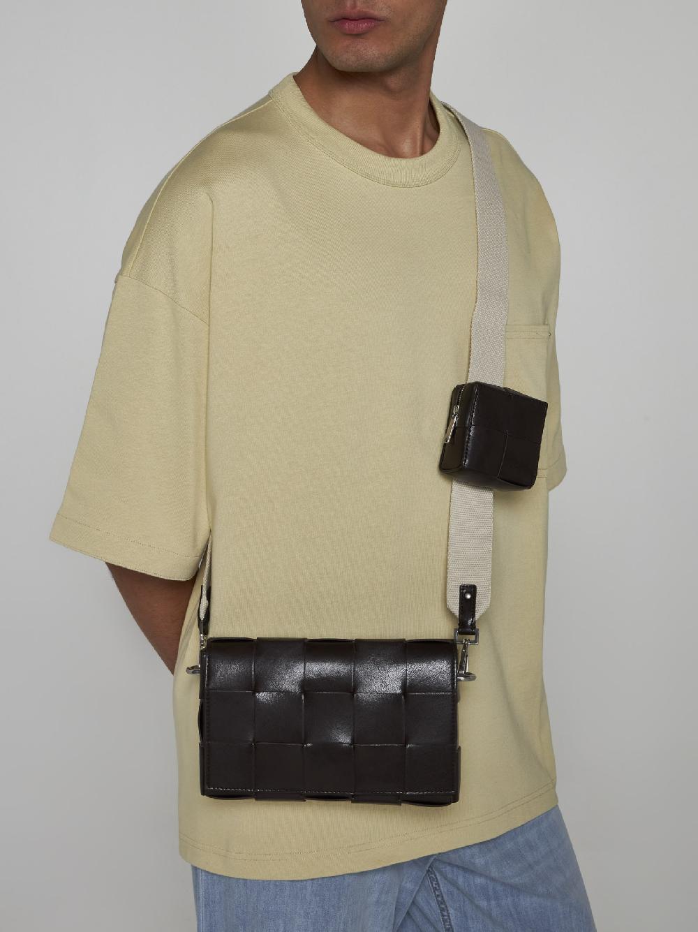 BOTTEGA VENETA Borsa Cassette On Strap In Pelle Intrecciato