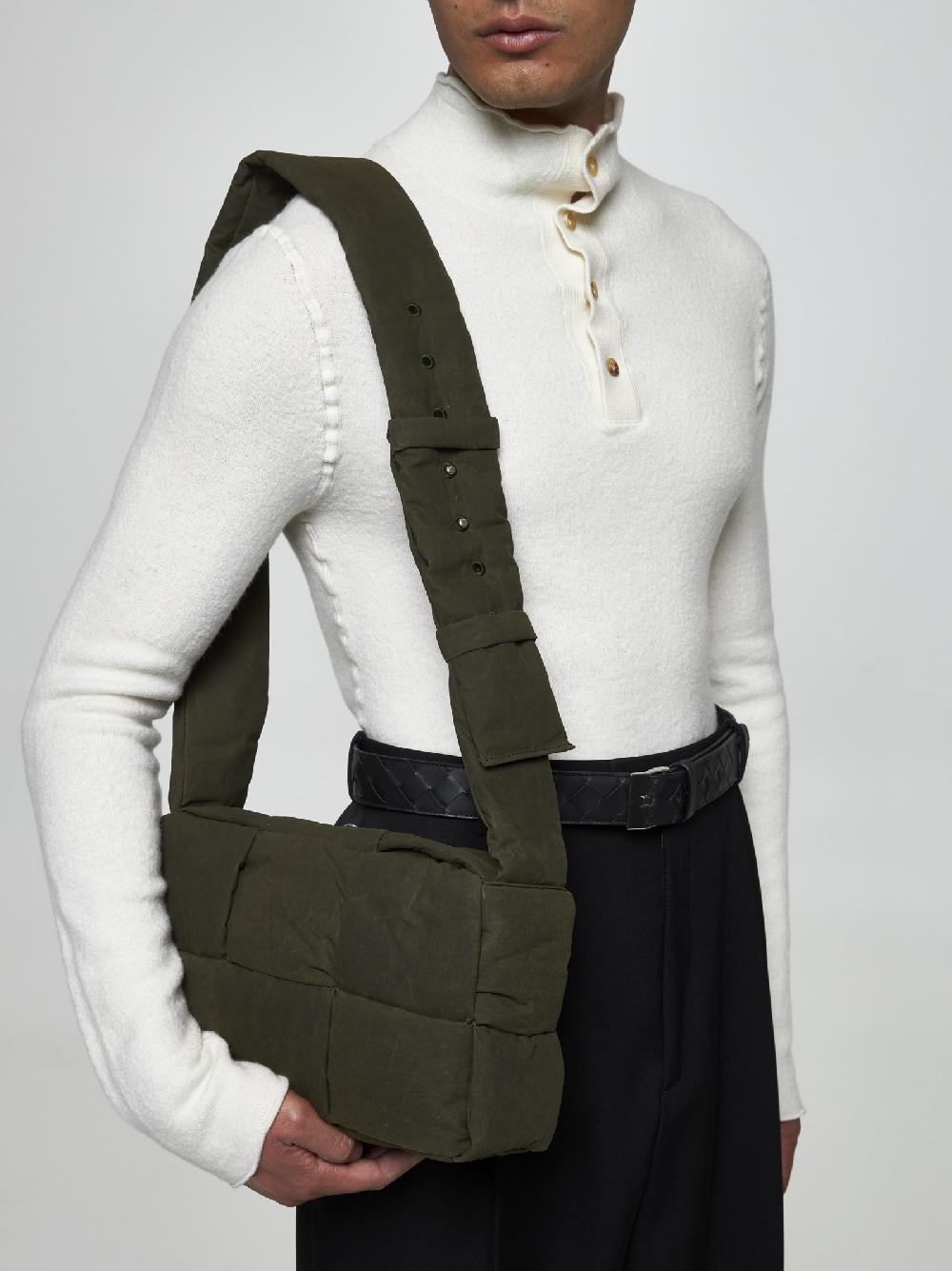 BOTTEGA VENETA Borsa Cassette Padded Tech Media In Cotone