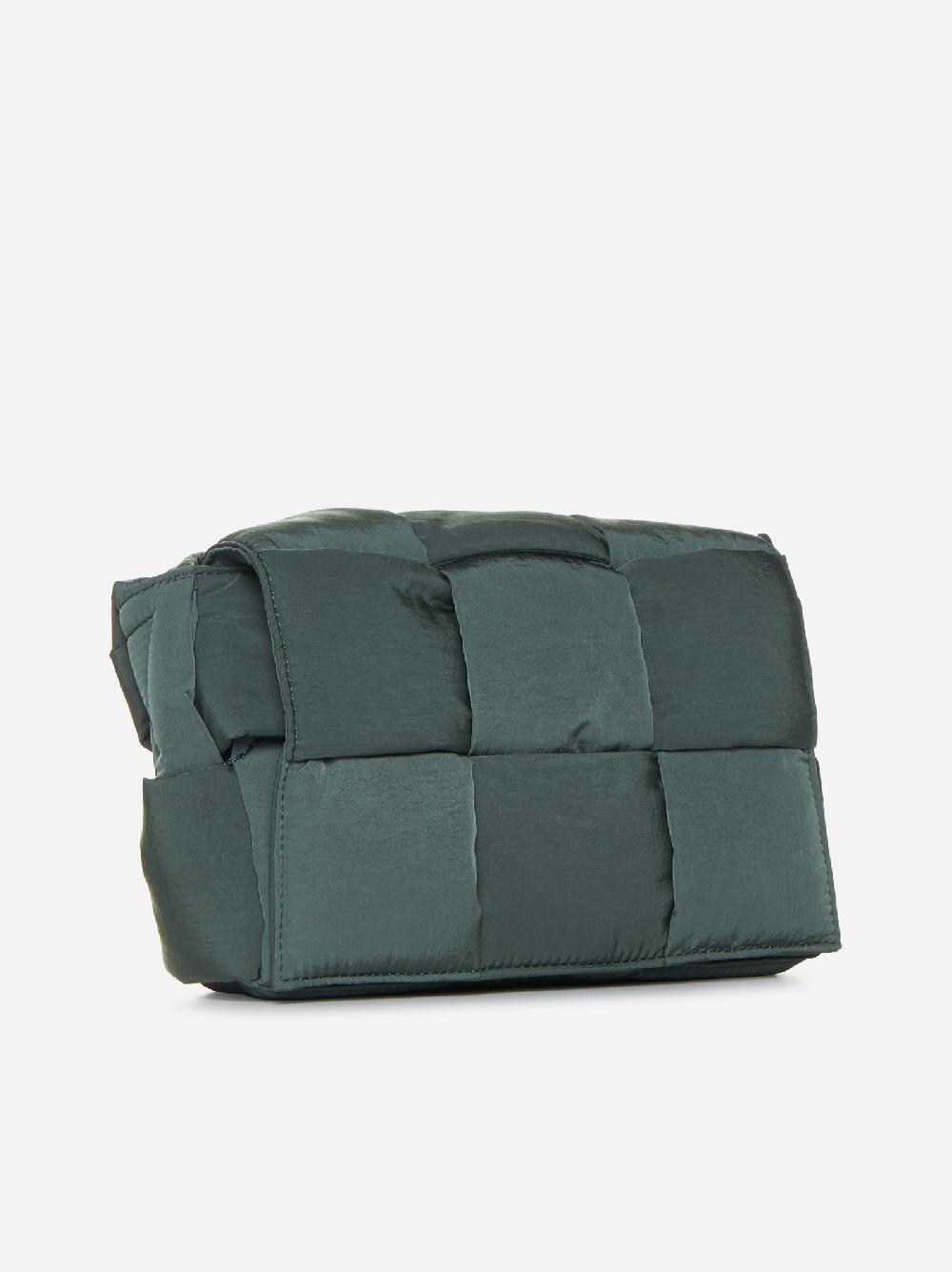 BOTTEGA VENETA Borsa Cassette Piccola In Nylon Intreccio