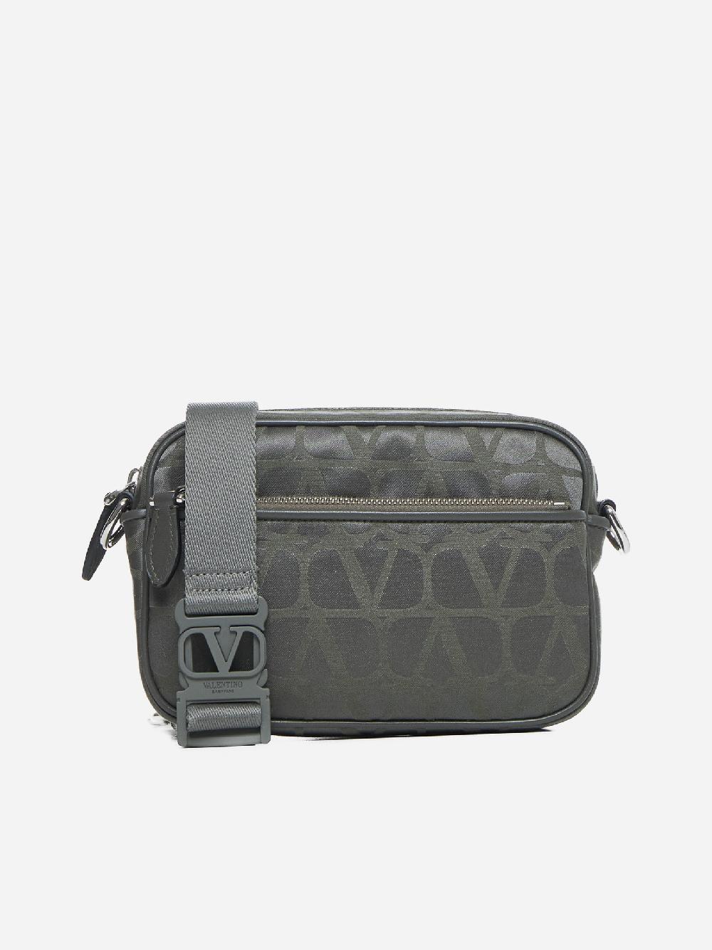 VALENTINO GARAVANI Borsa crossbody in tessuto Toile Iconographe