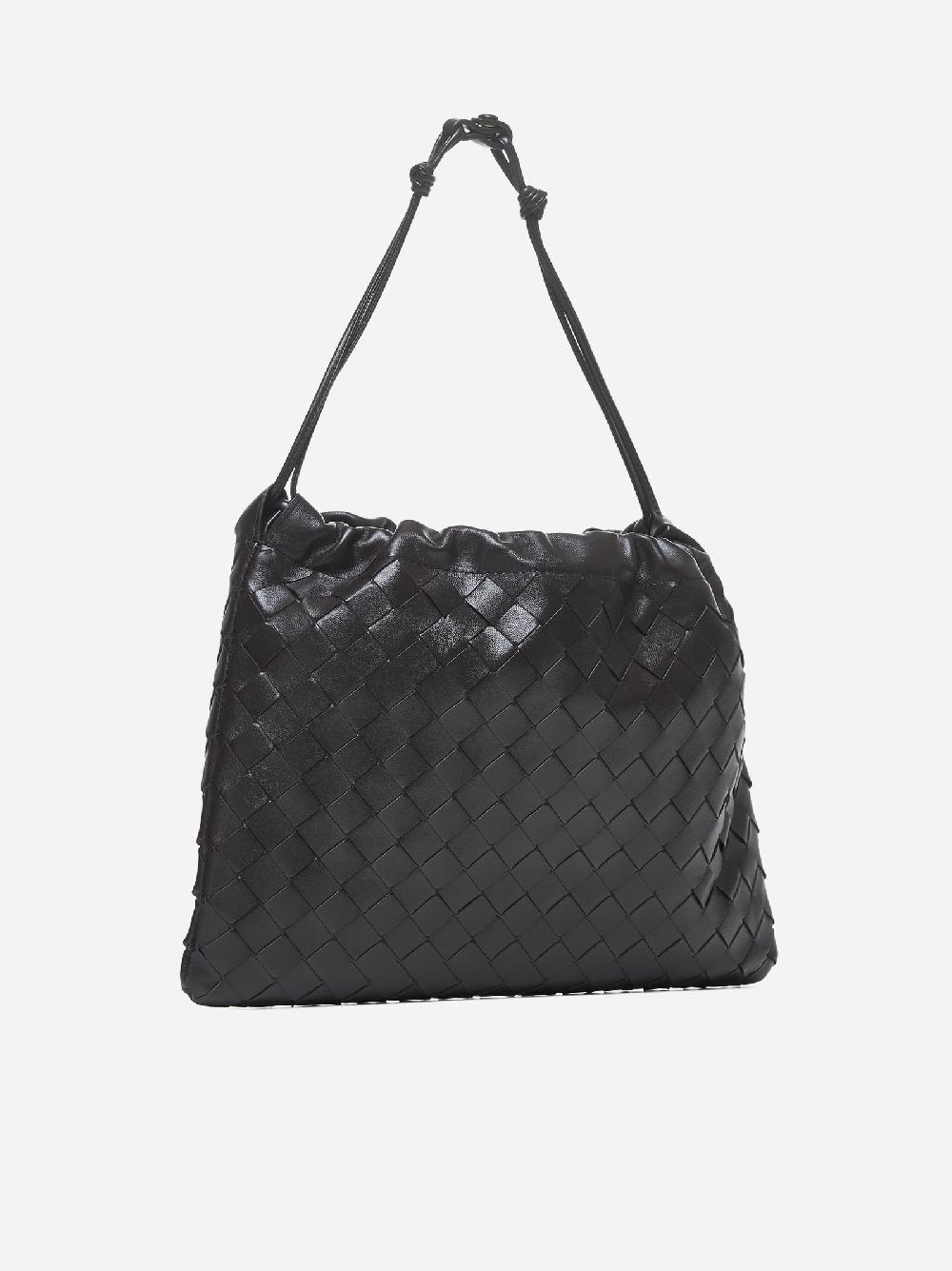 BOTTEGA VENETA Borsa Dustbag Media In Pelle Intrecciato
