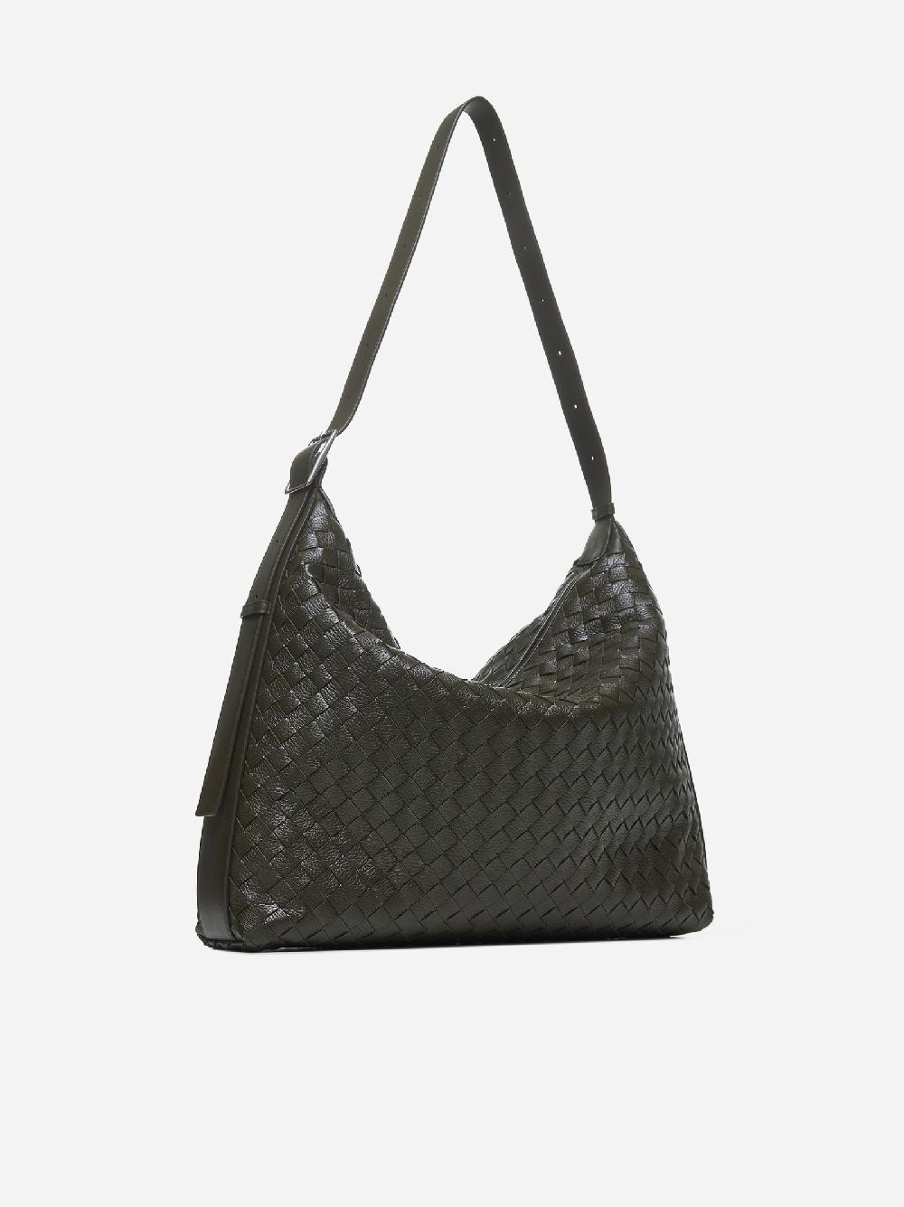 BOTTEGA VENETA Borsa Hobo Traveller In Pelle Intrecciato