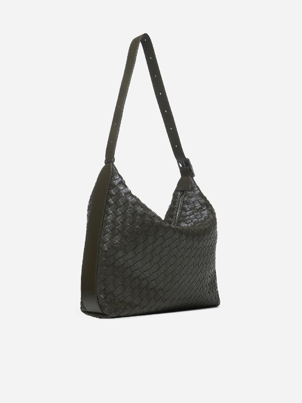 BOTTEGA VENETA Borsa Hobo Traveller In Pelle Intrecciato