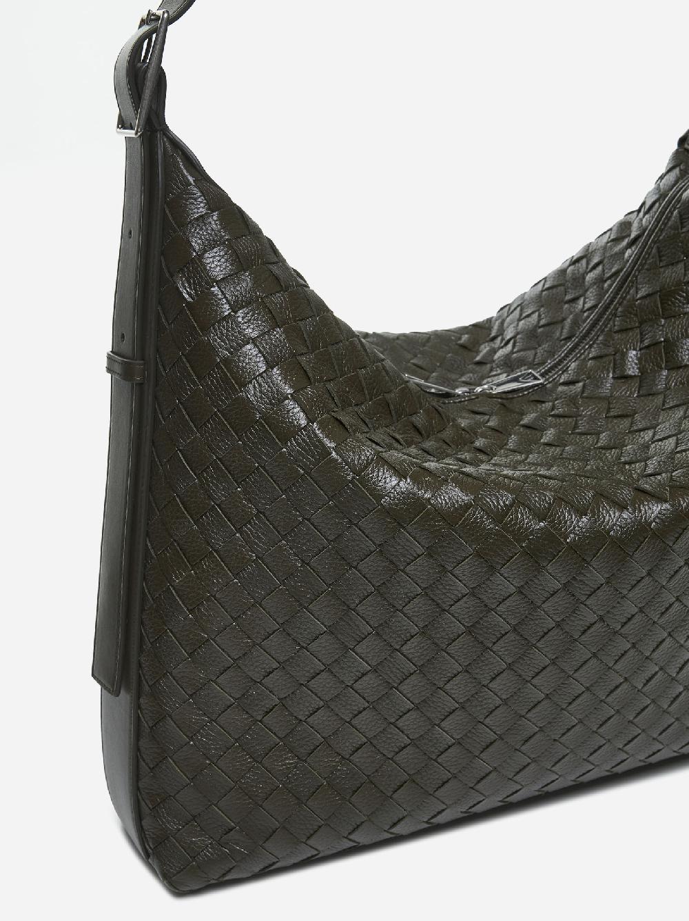 BOTTEGA VENETA Borsa Hobo Traveller In Pelle Intrecciato
