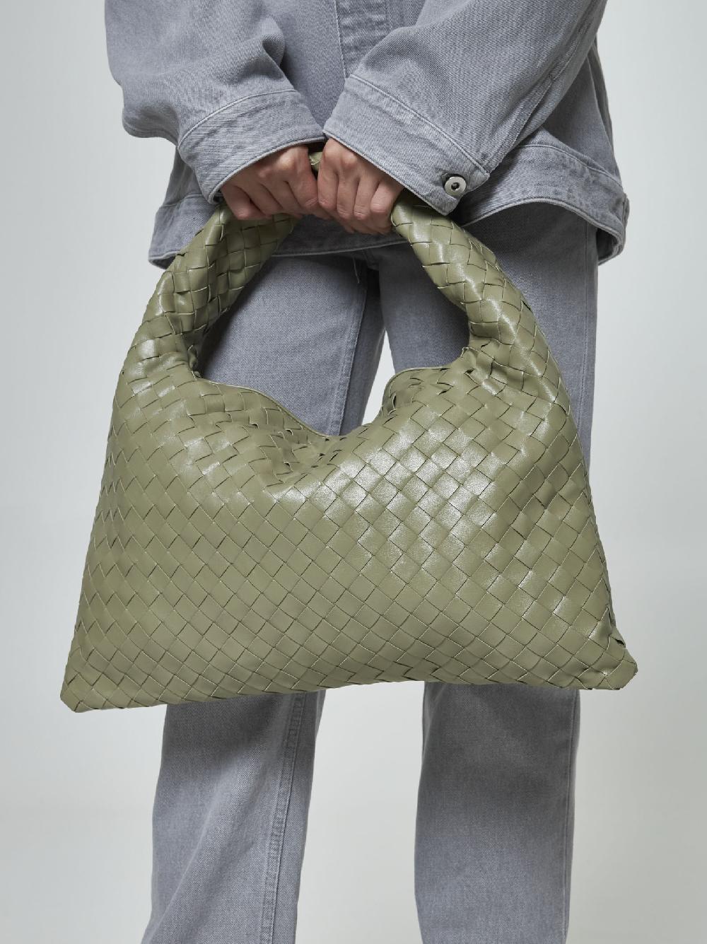 BOTTEGA VENETA Borsa Hop Piccola In Pelle Intrecciato